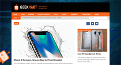 Desktop Screenshot of geeknaut.com
